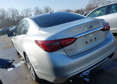 2018 Infiniti Q50 3.0T Sport из США, поврежденный, VIN JN1EV7AR6JM432263